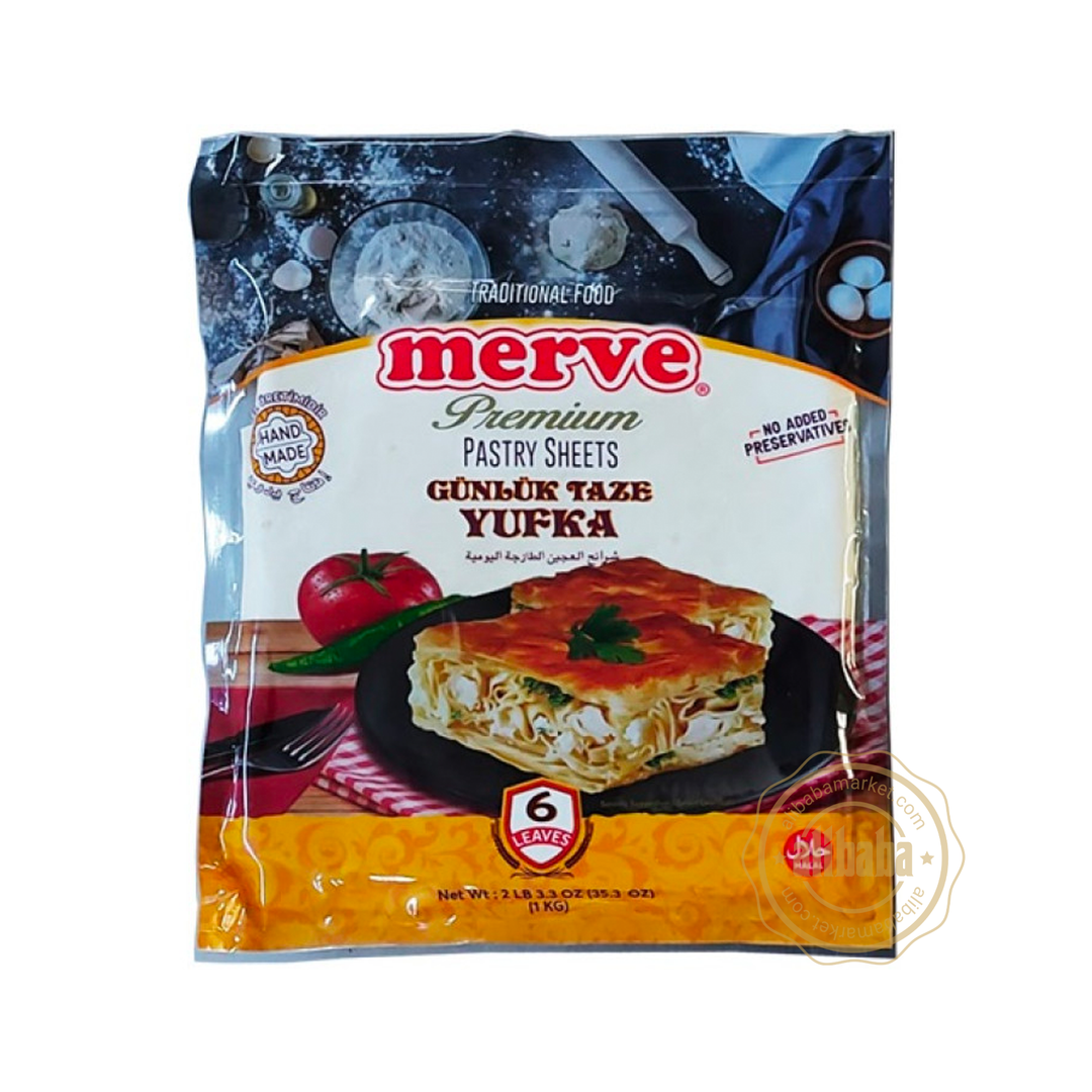 MERVE PREMIUM GUNLUK TAZE YUFKA 1KG - Altin Grocery pastry leaves Merve