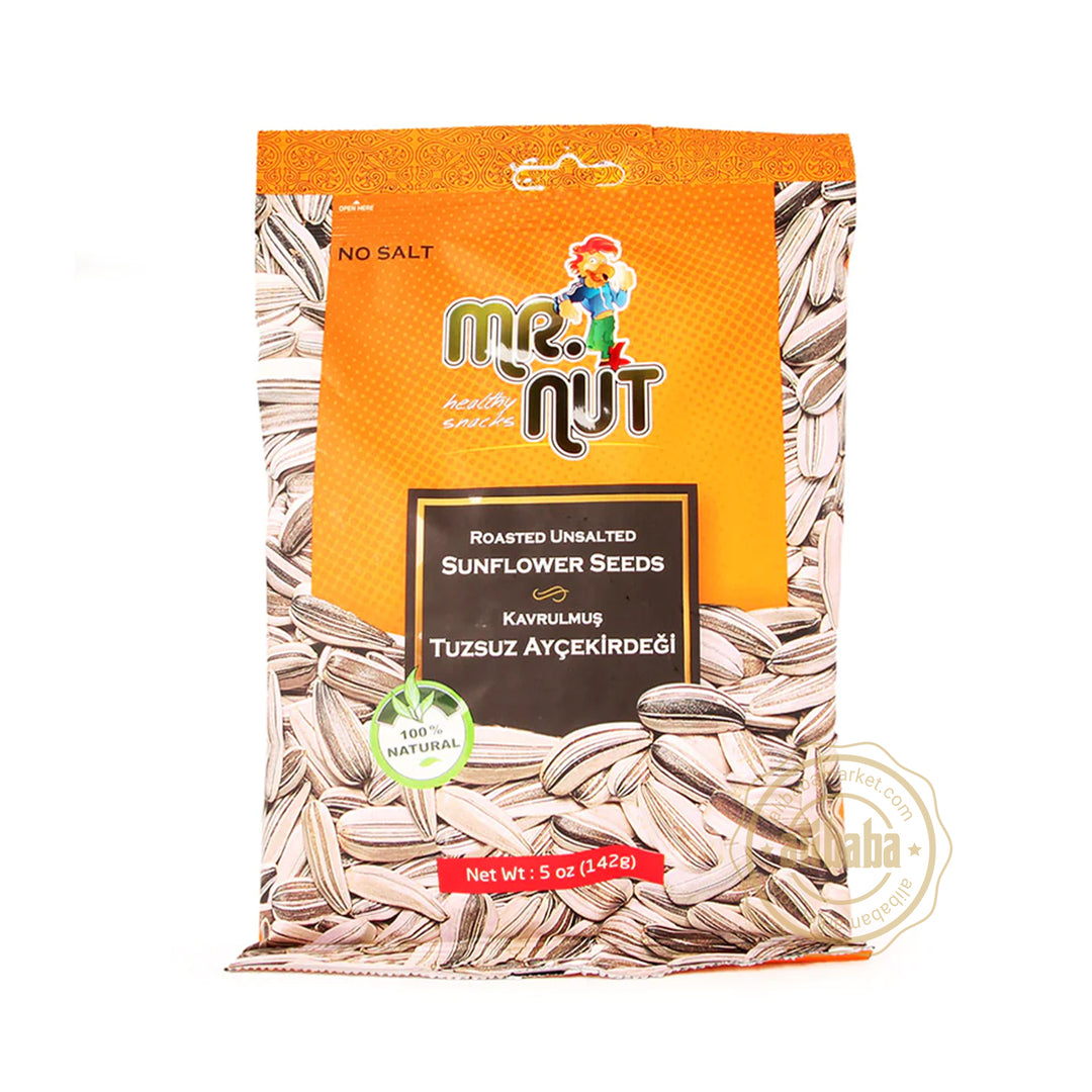 MR. NUT ROASTED UNSALTED SUNFLOWER SEEDS 5 OZ (142GR)