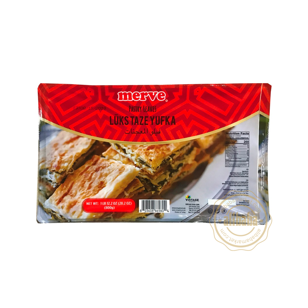 MERVE LUKS TAZE YUFKA 800GR - Altin Grocery pastry leaves Merve