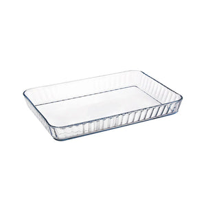 PASABAHCE BORCAM RECTANGULAR TRAY 40 x 27 cm (15" x 10") 59204 - Altin Grocery Ovenware Pasabahce