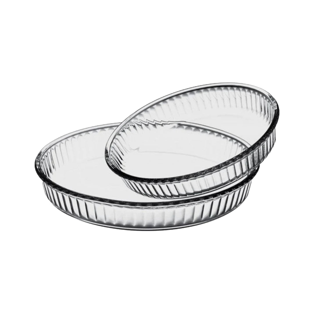 PASABAHCE BORCAM OVENWARE TRAY SET 2PCS 159022 (220MM+280MM) - Altin Grocery Ovenware Pasabahce