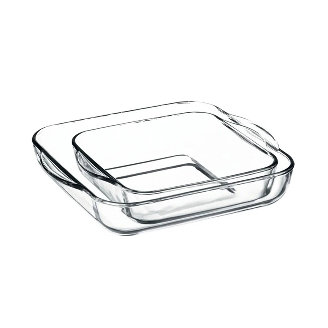 PASABAHCE BORCAM SET 2 PCS 282*270 mm+220*256 mm 159028 - Altin Grocery Ovenware Pasabahce