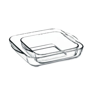 PASABAHCE BORCAM SET 2 PCS 282*270 mm+220*256 mm 159028 - Altin Grocery Ovenware Pasabahce