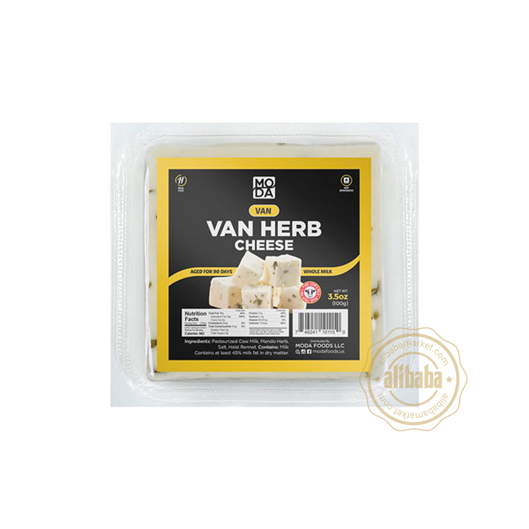 MODA CHEESE HERB (OTLU) VAN 3.5OZ/100GR - Altin Grocery Specialty Cheese Moda