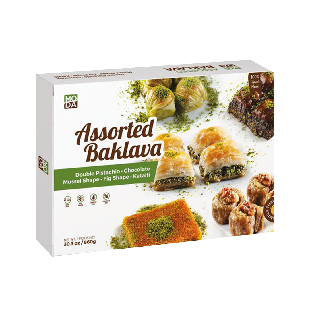 MODA ASSORTED BAKLAVA 860GR - Altin Grocery Baklava Moda