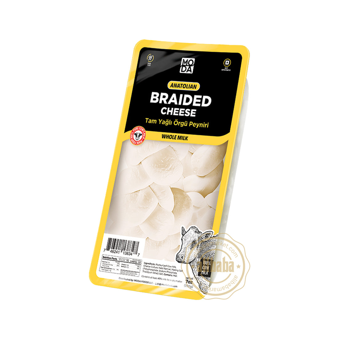 MODA BRAIDED CHEESE (ORGU PEYNIRI) 200G - Altin Grocery Specialty Cheese Moda