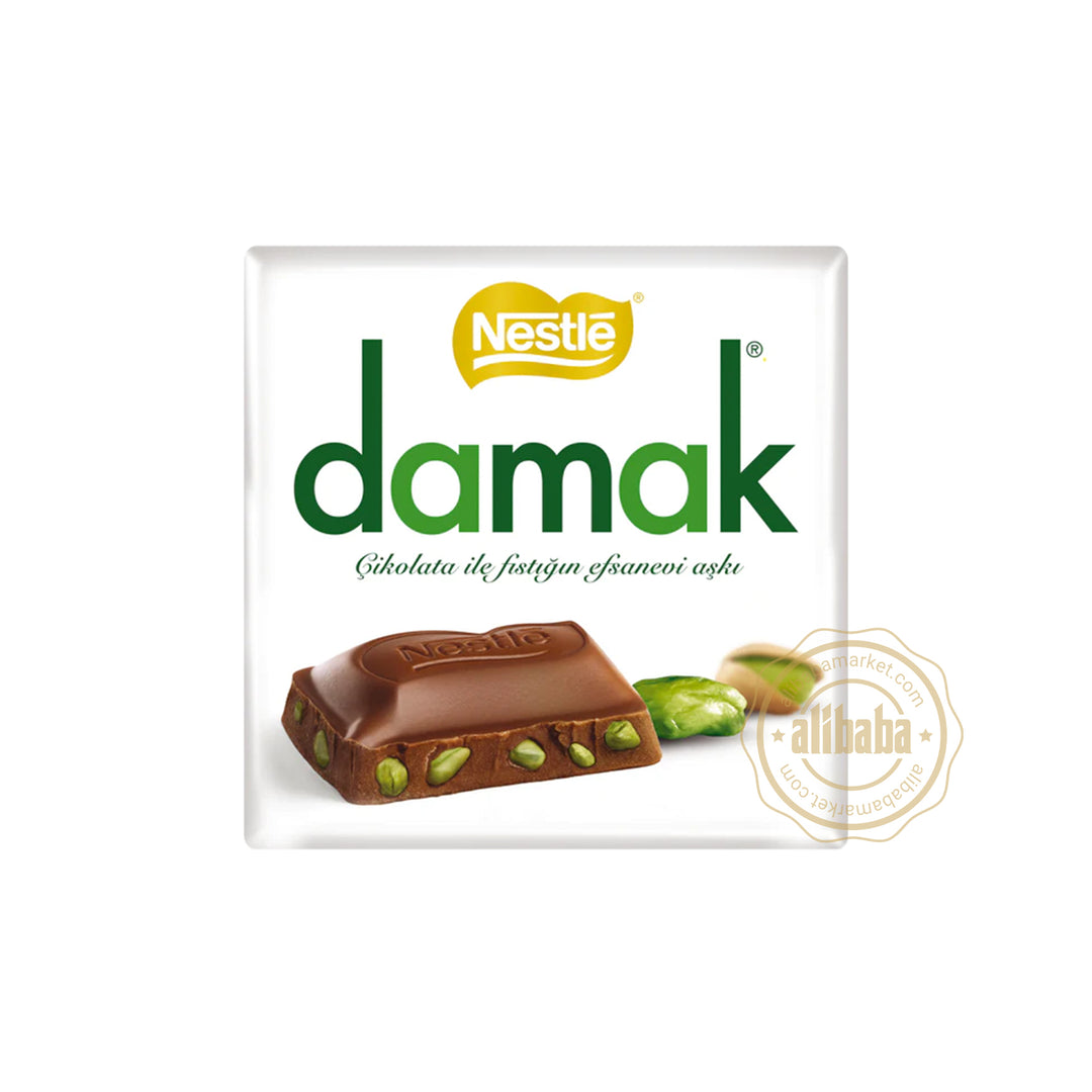 NESTLE DAMAK MILK CHOCOLATE W PISTACHIO 60GR