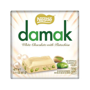 DAMAK WHITE CHOCOLATE WITH PISTACHIO 60GR