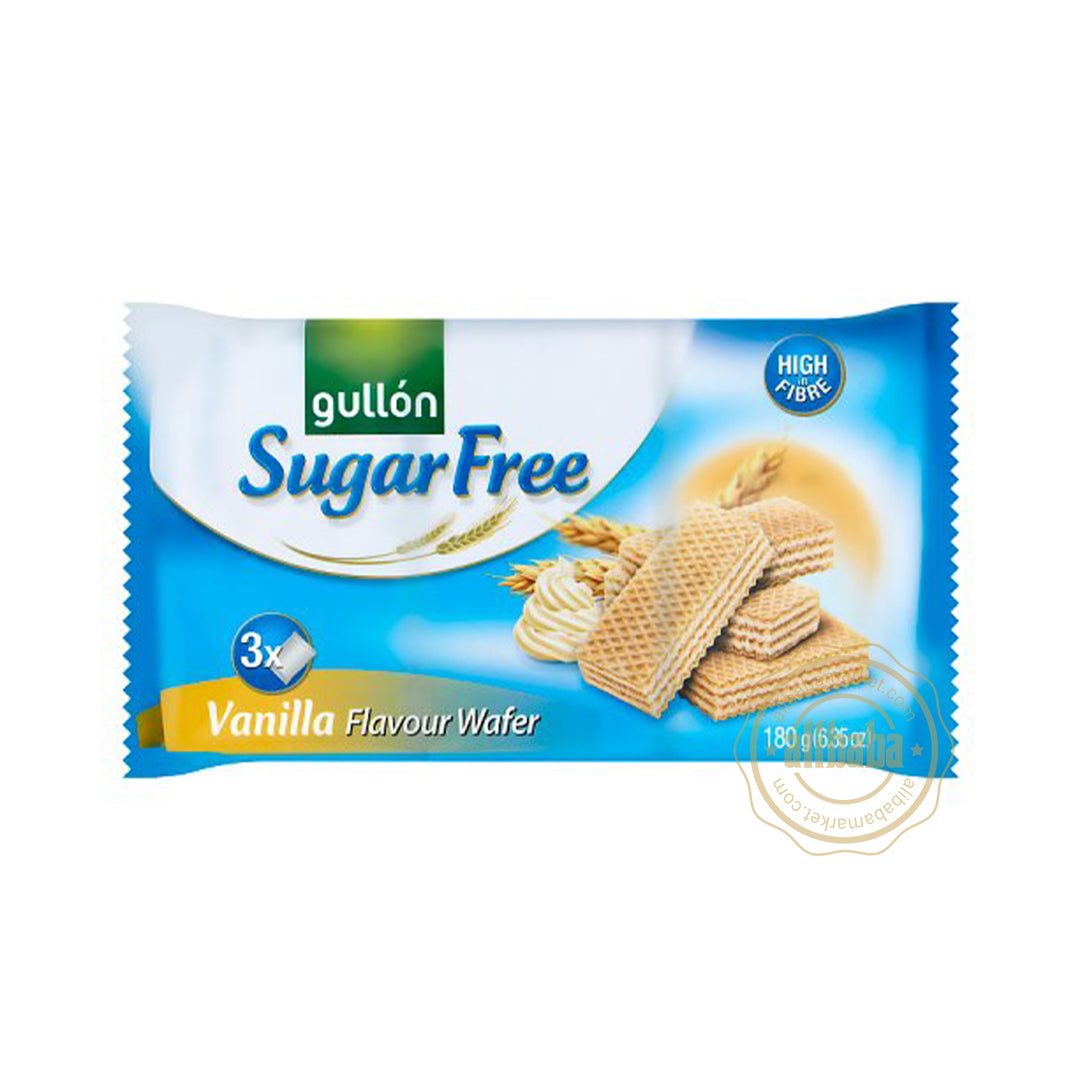 GULLON SUGAR FREE VANILLA WAFER 7.41OZ/180GR