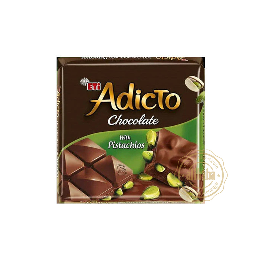 ETI ADICTO CHOCOLATE W PISTACHIO 60GR