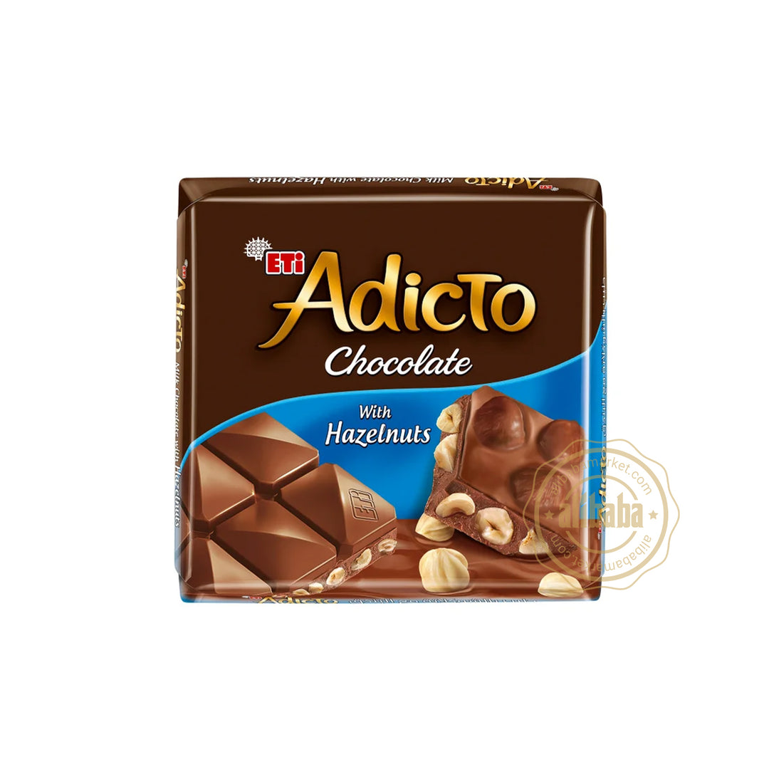 ETI ADICTO CHOCOLATE W HAZELNUT 60GR