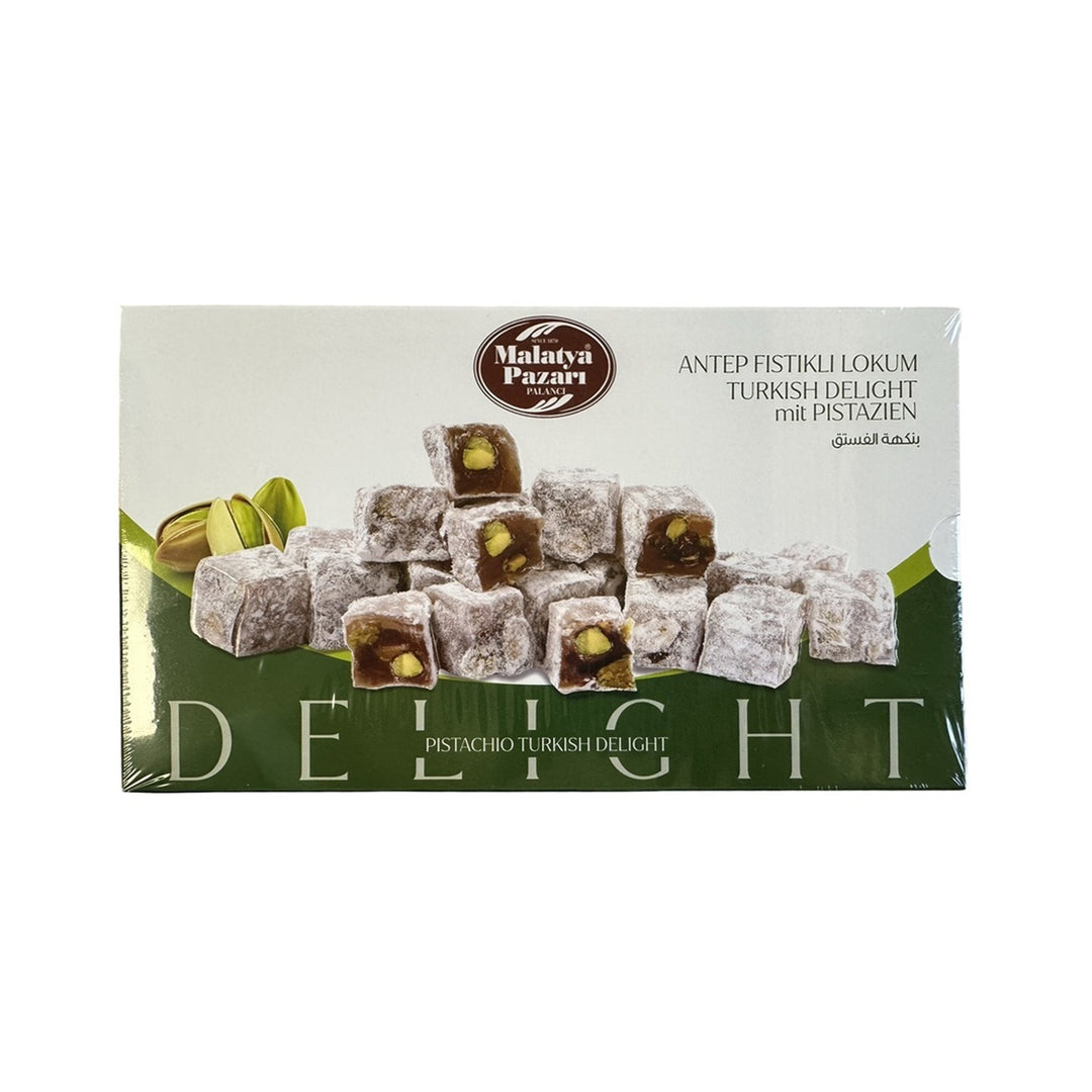 MALATYA PAZARI TURKISH DELIGHT W PISTACHIO 350G - Altin Grocery Turkish Delight Malatya Pazari