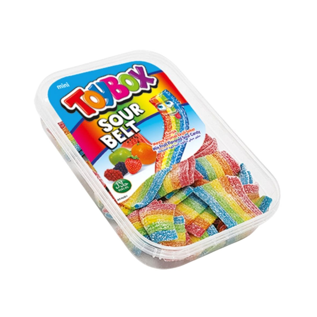 TOYBOX SOUR BELT MIX FLAVORED LONG 200GR