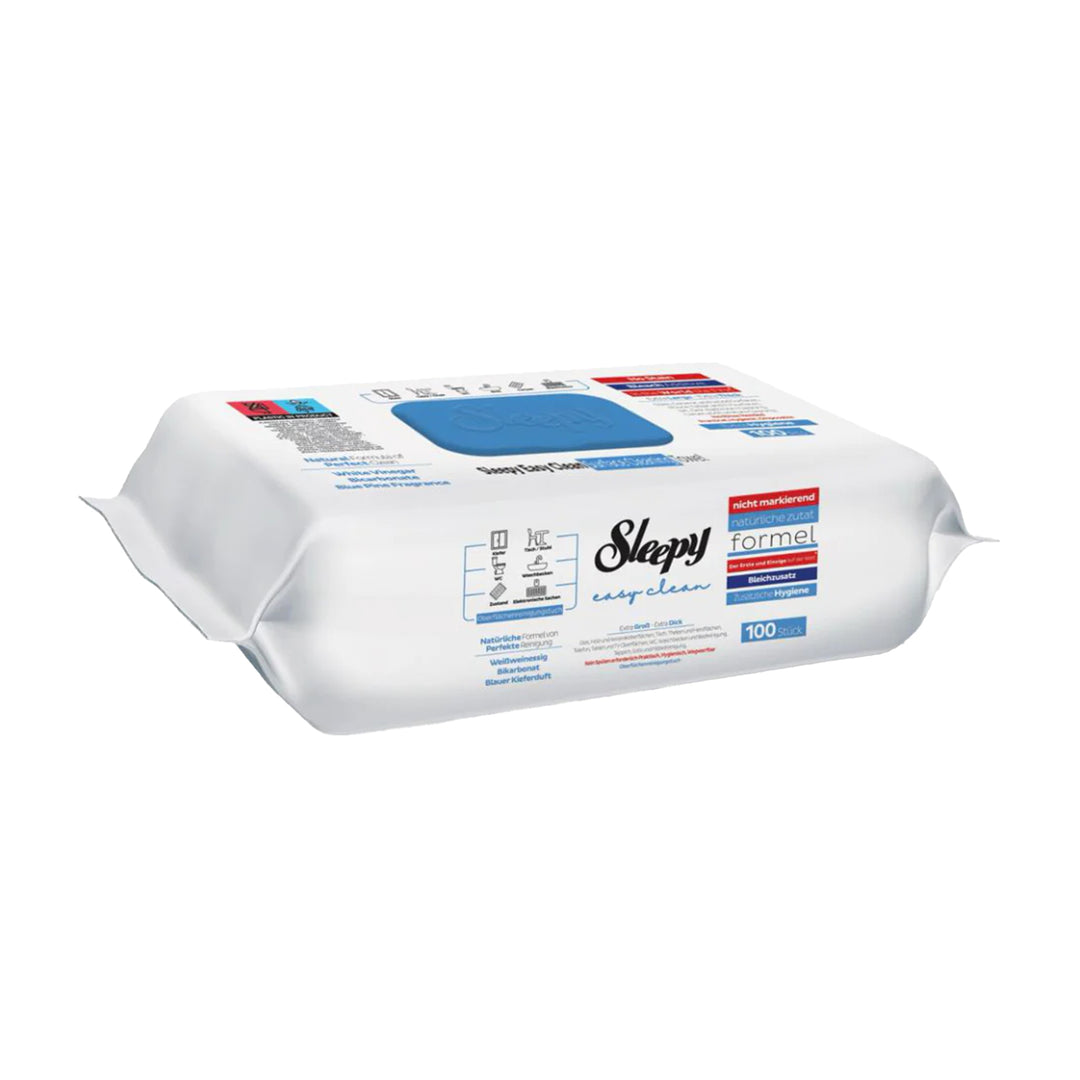 SLEEPY WET SURFACE CLEANING WIPES BLEACH ADDITIVE 100 PCS