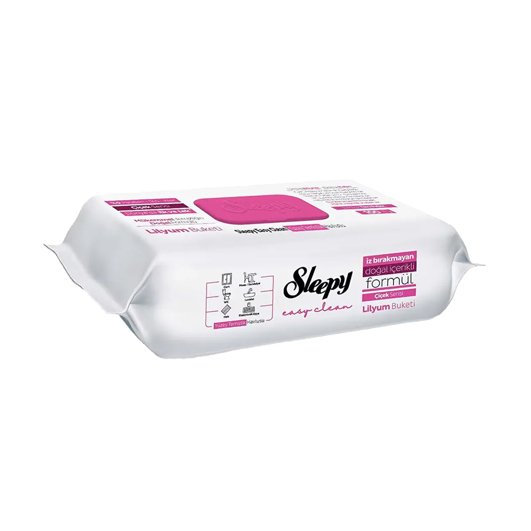 SLEEPY WET SURFACE CLEANING WIPES LILIUM 100 PCS