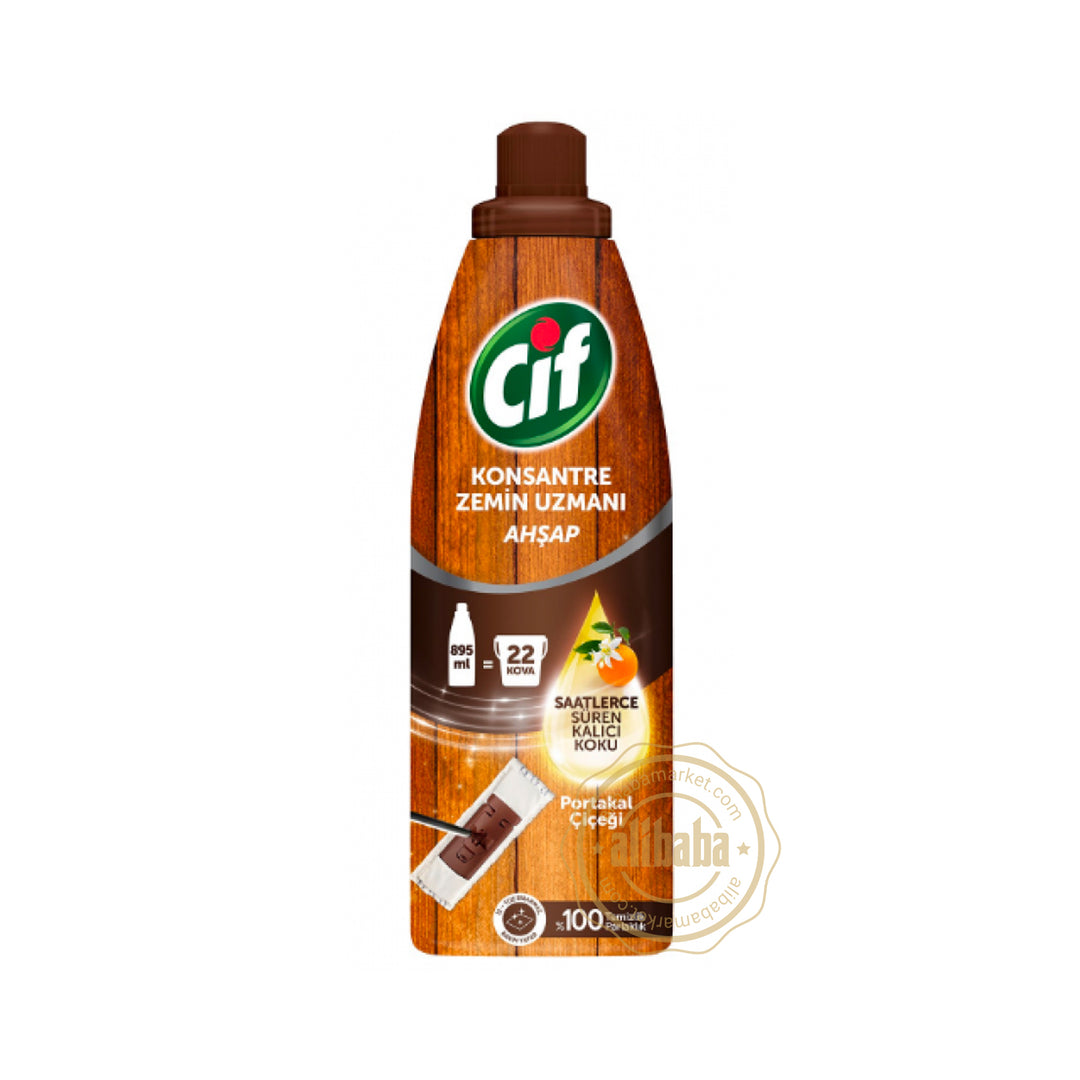 CIF WOOD SURFACE CLEANER ORANGE BLOSSEM 895ML - Altin Grocery House Care Cif