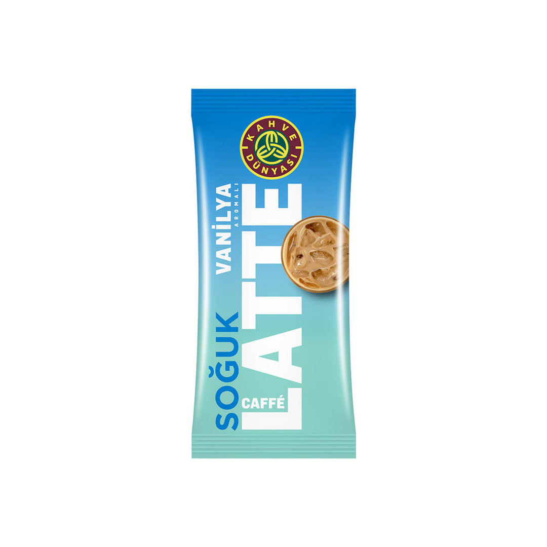 KAHVE DUNYASI CAFE ICE LATTE VANILLA 15G - Altin Grocery Coffee Kahve Dunyasi