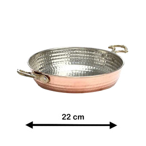 COPPER PAN 22 CM (8.66") (BAKIR SAHAN)