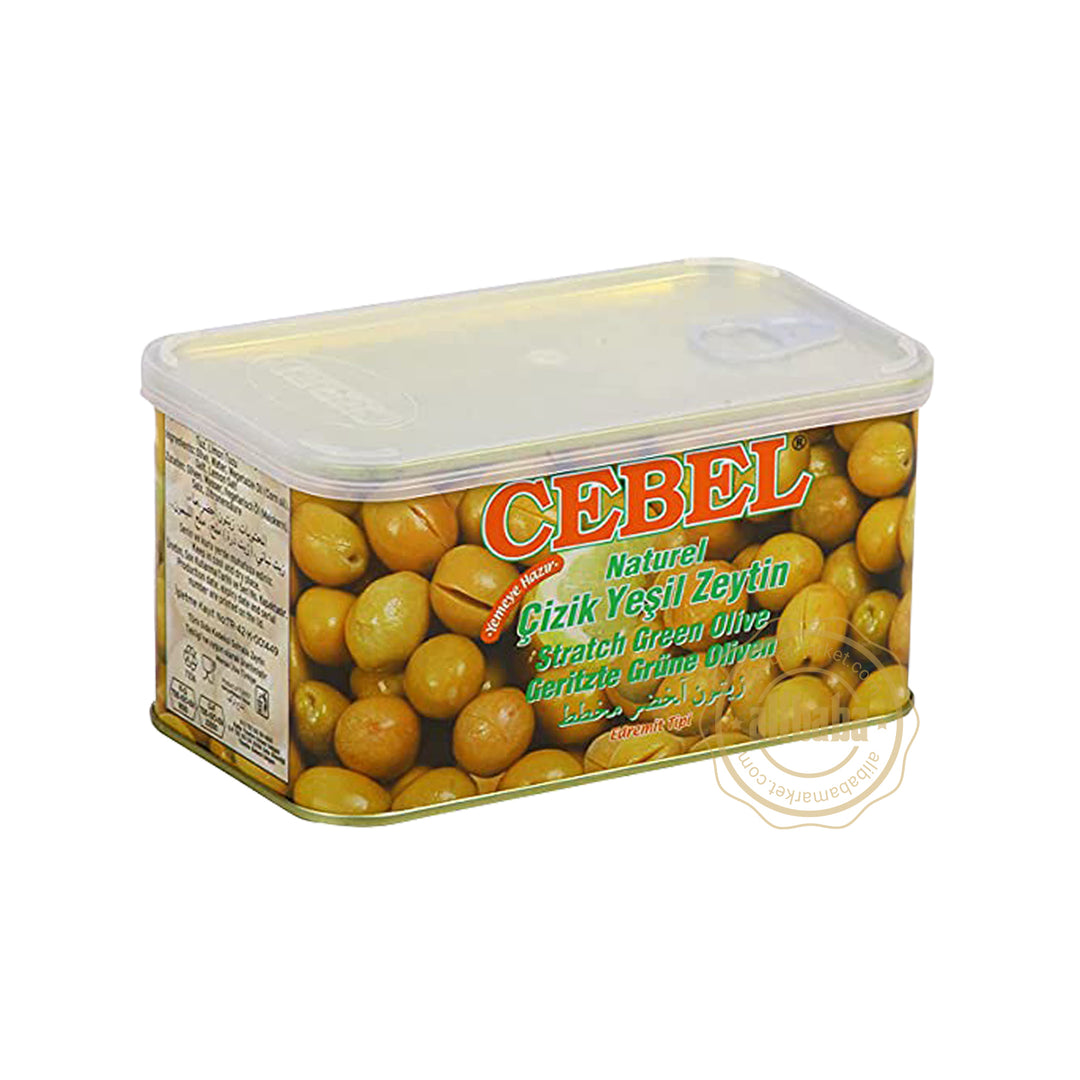 CEBEL SCRATCH GREEN OLIVES (TIN) 700GR - Altin Grocery Olive Cebel