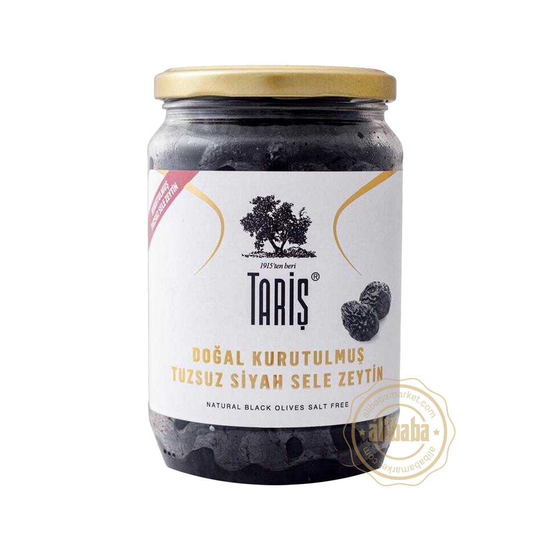 TARIS SALT FREE DRIED BLACK OLIVES (KURU SELE ZEYTIN) 400G - Altin Grocery Olive Taris