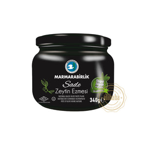 MB BLACK OLIVE PASTE 340GR GLASS - Altin Grocery Paste Marmarabirlik
