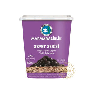 MB GEMLIK BLACK OLIVES BASKET SERIES 2XS (351-380) 800GR PLASTIC