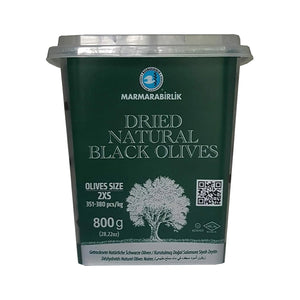 MB GEMLIK BLACK OLIVES KURU SELE 2XS (DRIED SELE) 800GR PLASTIC - Altin Grocery Olive Marmarabirlik