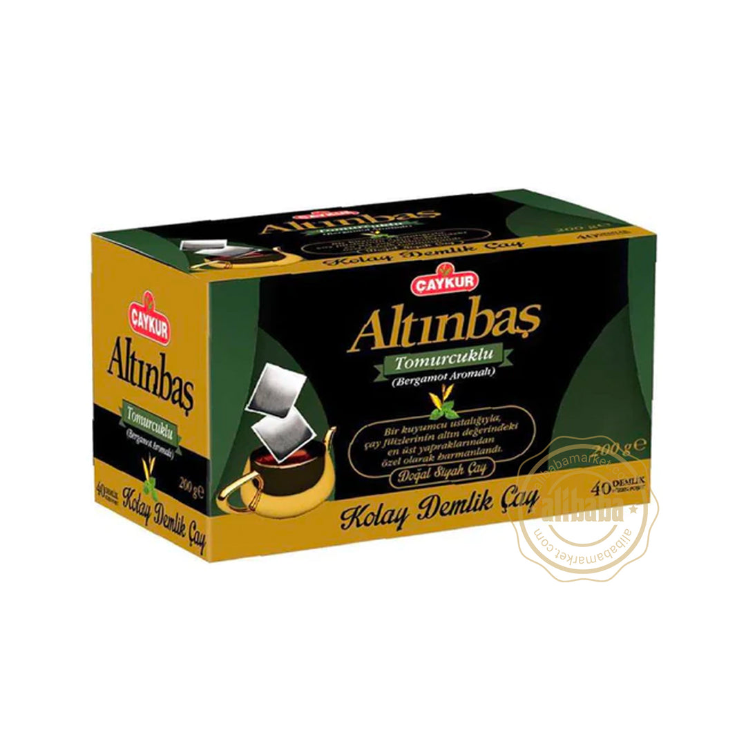 CAYKUR ALTINBAS EARL GREY DEMLIK POSET TEA 40TB 200GR