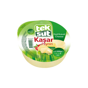 TEKSUT KASKAVAL CHEESE 500GR - Altin Grocery Kashkaval Cheese Teksut