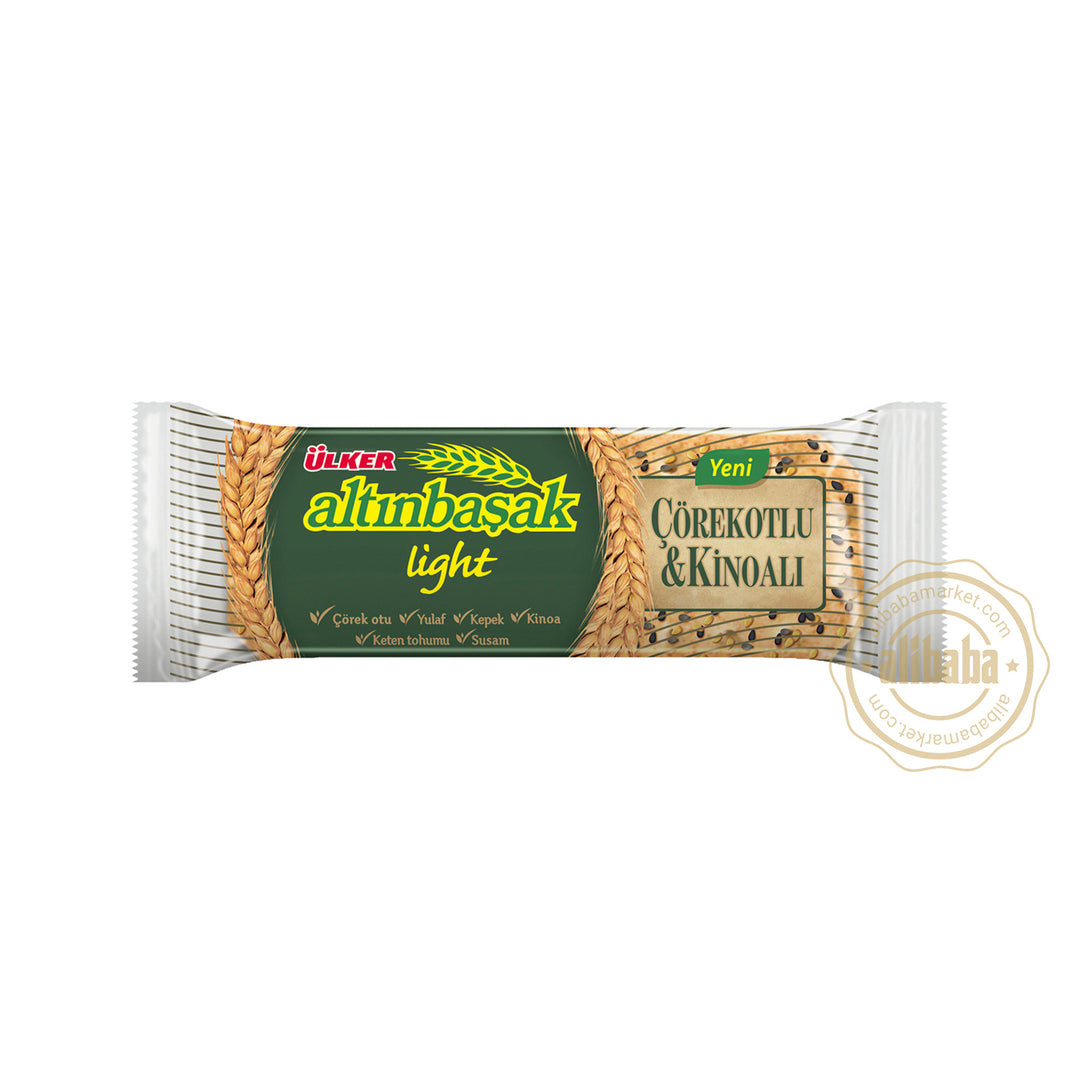 ULKER ALTINBASAK COREK OTU / KINOA BISCUITS 40GR