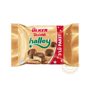 ULKER HALLEY MINI BISCUIT 3PK 198GR