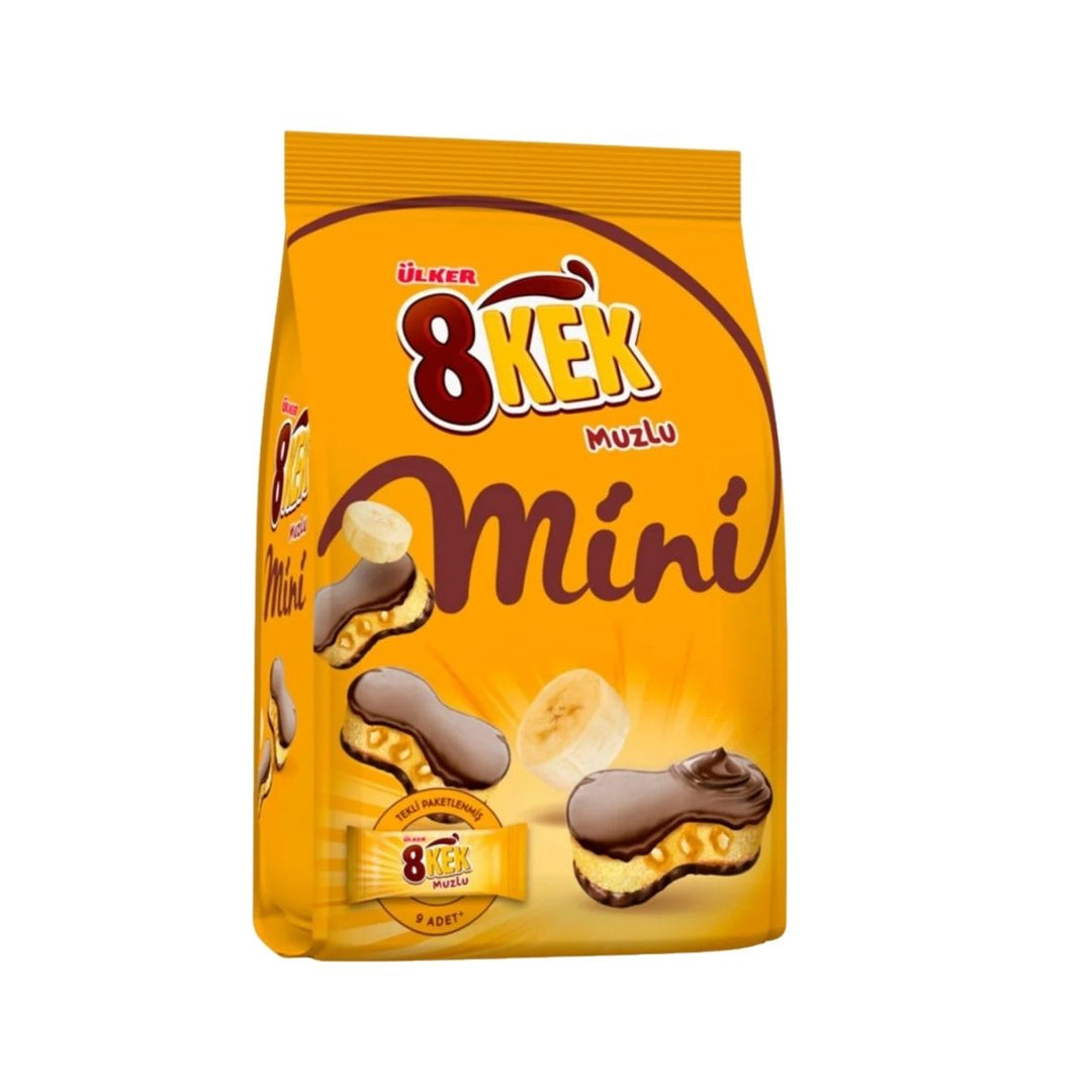ULKER 8 CAKE MINI BANANA 162G