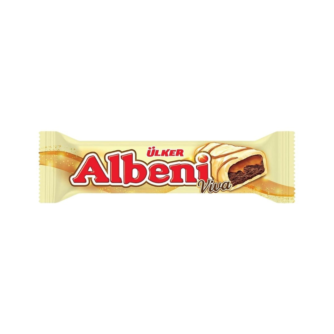 ULKER ALBENI WHITE CHOC BAR 36GR