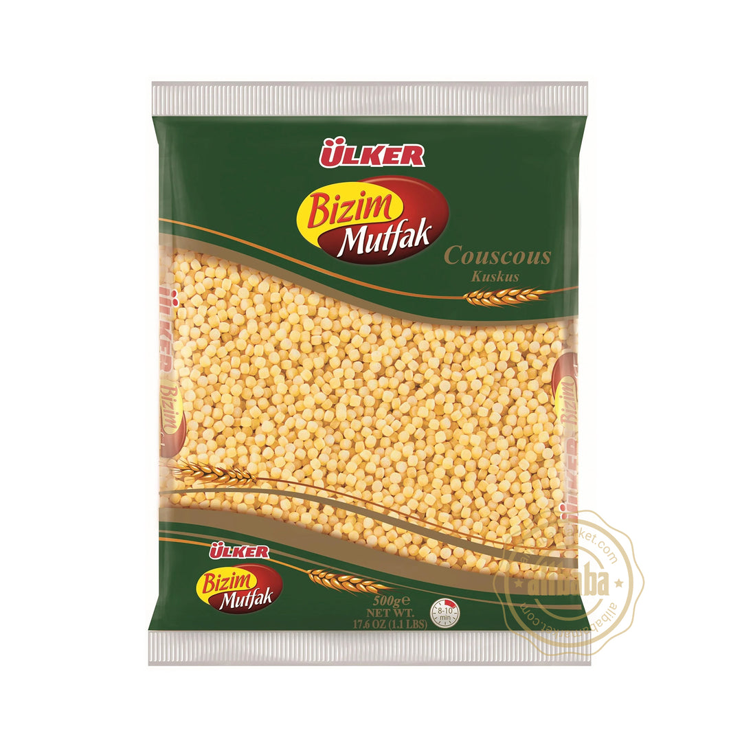 ULKER BIZIM COUSCOUS (KUSKUS) PASTA 500GR - Altin Grocery Pasta Ulker