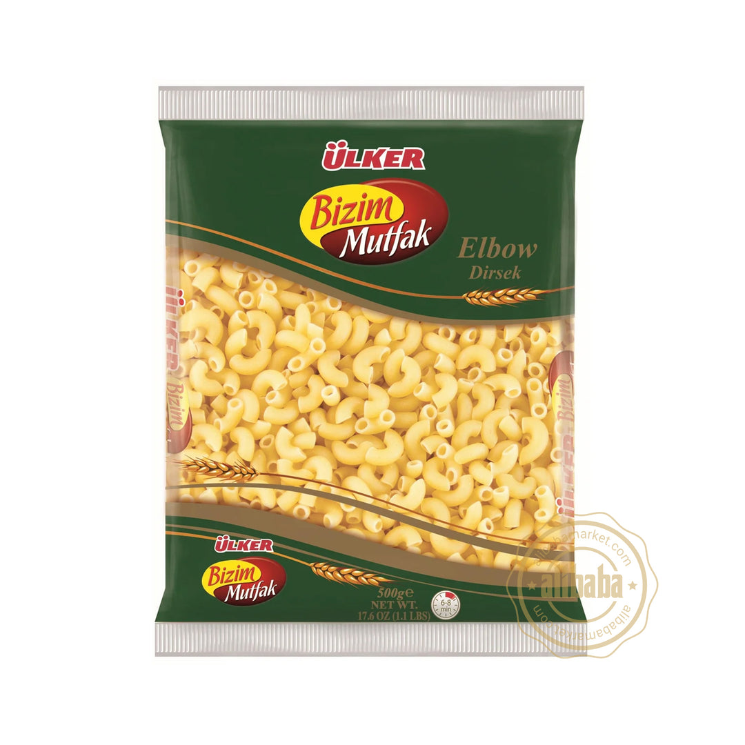 ULKER BIZIM ELBOW (DIRSEK) PASTA 500GR - Altin Grocery Pasta Ulker