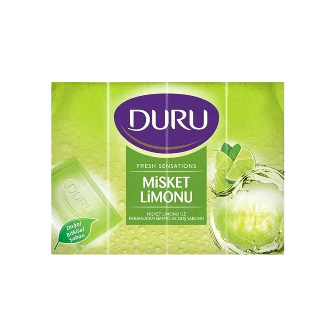 DURU SOAP FRESH SENSATION LIME 150GR X 4 - Altin Grocery Soap Duru