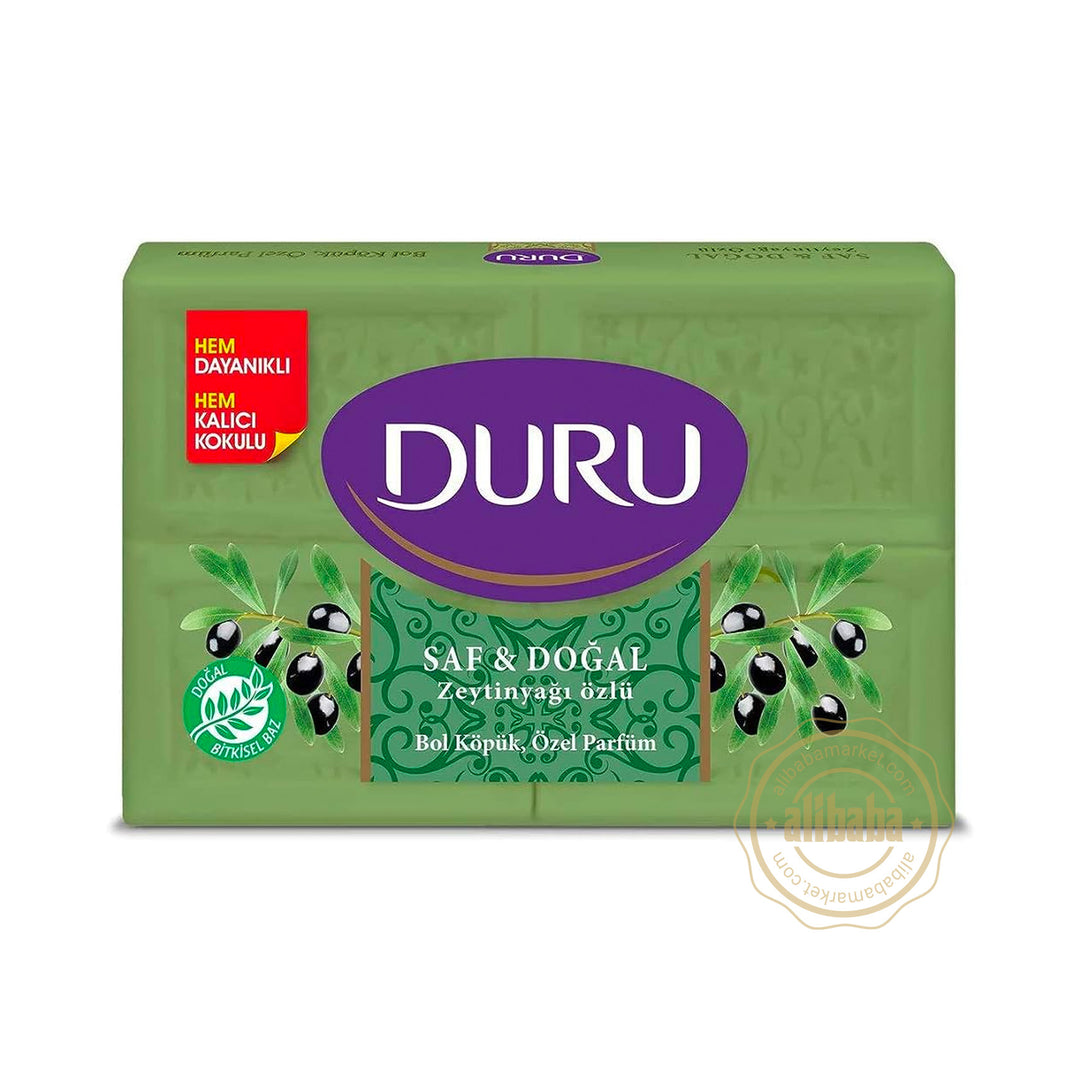 DURU PURE & NATURAL OLIVE OIL SOAP 150GR X 4