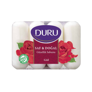 DURU ROSE BAR SOAP 70G x 4