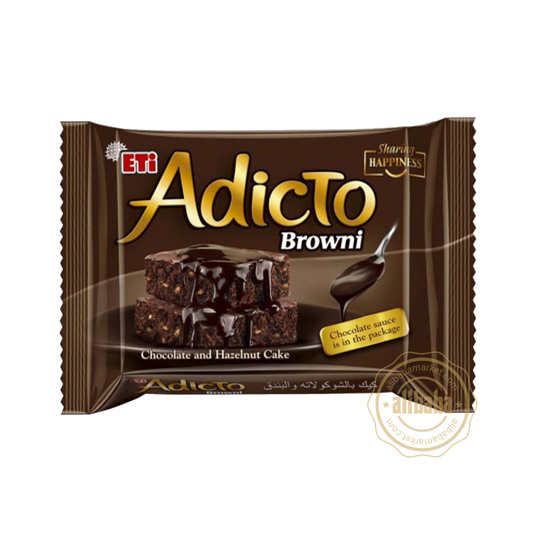 ETI ADICTO BROWNI CAKE W/HAZELNUT 200GR