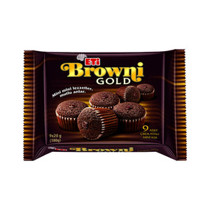 ETI BROWNI GOLD MINI 9PC 180GR - Altin Grocery Cake Eti