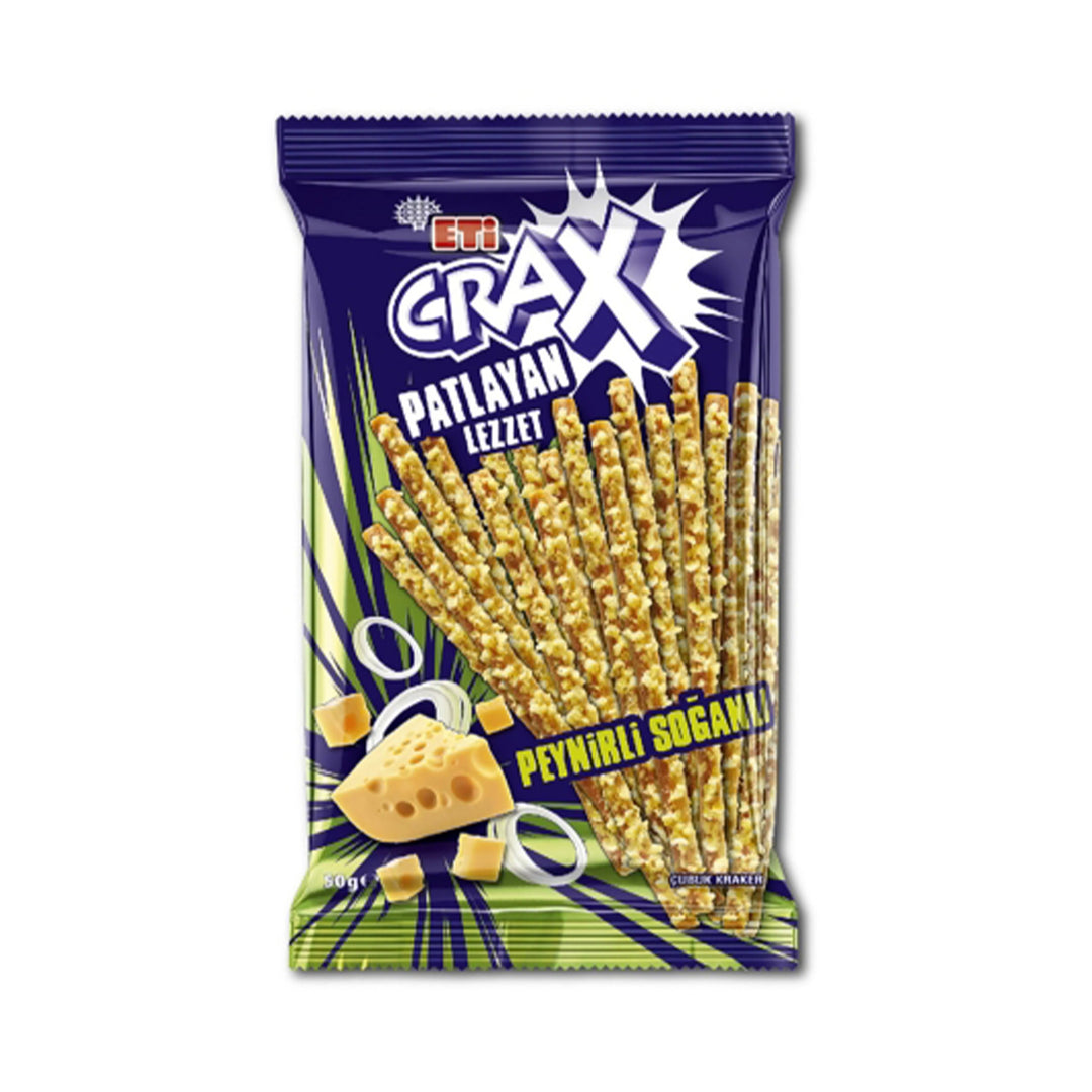 ETI CRAX CHEESE AND ONION 50G - Altin Grocery Cracker Eti