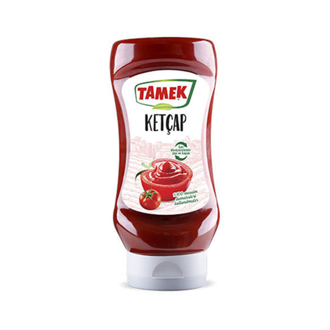 TAMEK KETCHUP HOT 355GR PLASTIC - Altin Grocery Ketchup Tamek
