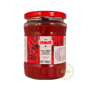 TAMEK PEPPER PASTE SWEET 540GR - Altin Grocery Paste Tamek