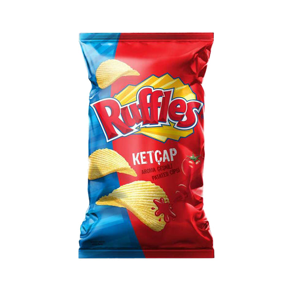 Crunchy Turkish Ruffles Chips With Bold Ketchup Flavor In 100g Pack ...