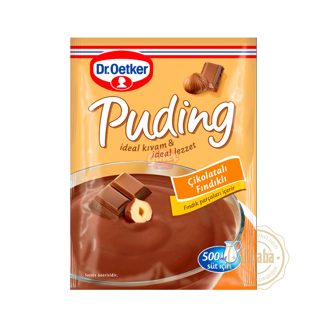 DR OETKER CHOCOLATE HAZELNUT PUDDING 102GR - Altin Grocery Baking Ingredients Dr Oetker