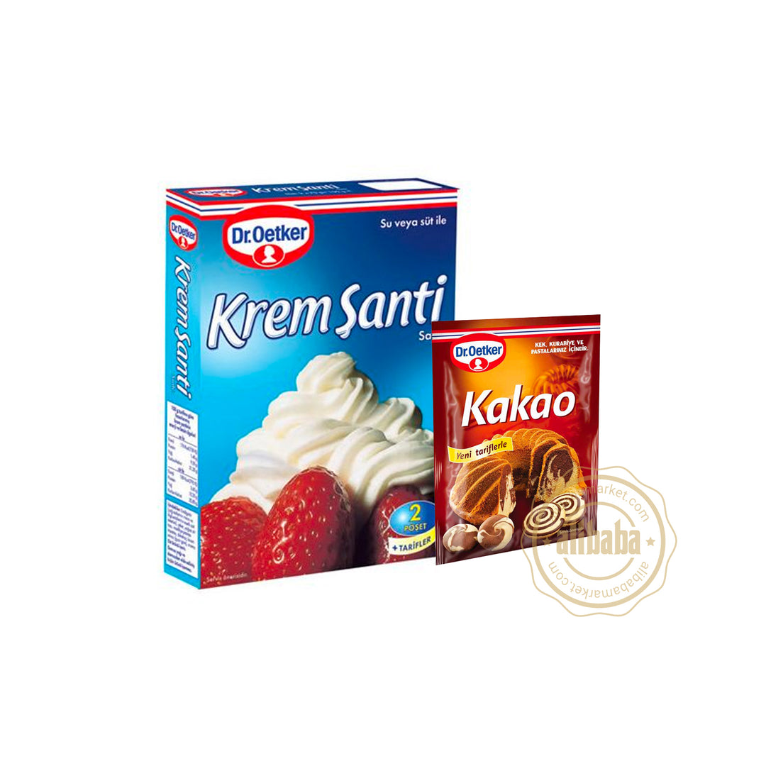 DR OETKER WHIPPED CREAM 150GR + COCOA 25GR