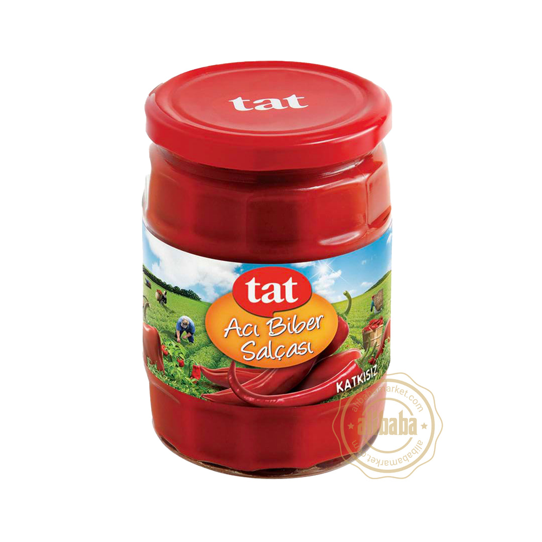 TAT HOT RED PEPPER PASTE 550GR - Altin Grocery Paste Tat