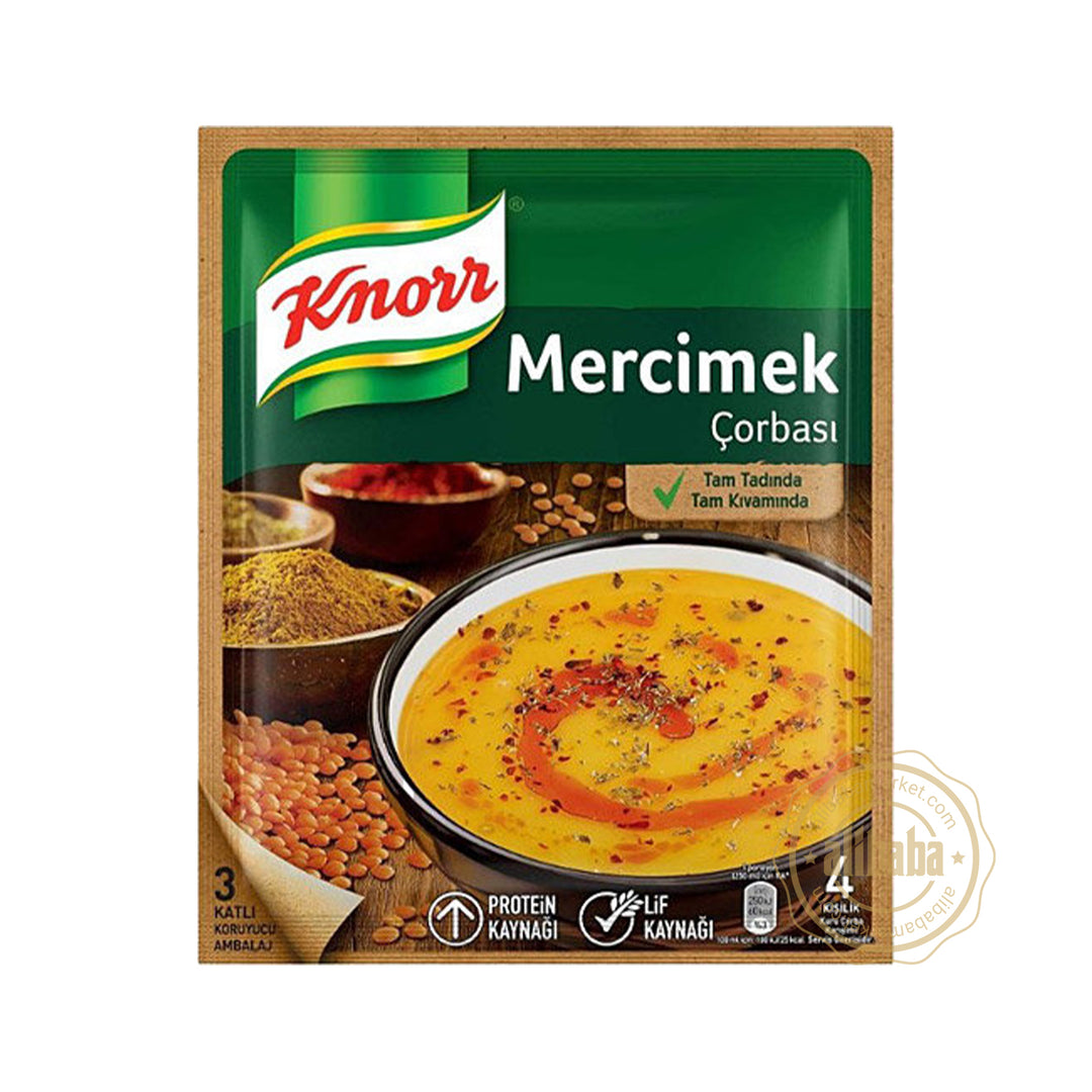 KNORR REGULAR LENTIL SOUP 76GR - Altin Grocery Soup Knorr