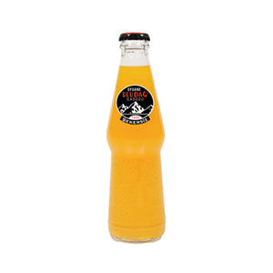 ULUDAG GAZOZ ORANGE SUGAR FREE 250ML GLASS X 6 - Altin Grocery Mineral Water Uludag