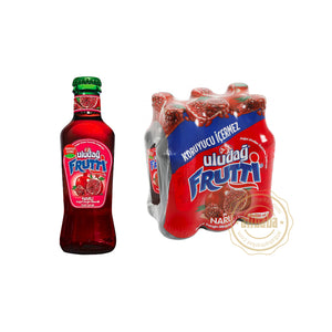 ULUDAG FRUTTI MINERAL WATER W POMEGRANATE 200ML GLASS X 6